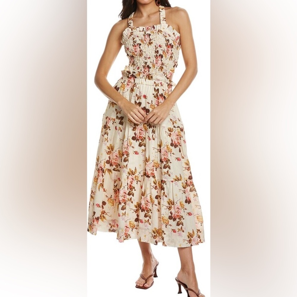 SEA New York• Esme Smocked Apron Dress